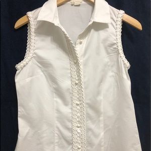kate spade white blouse
